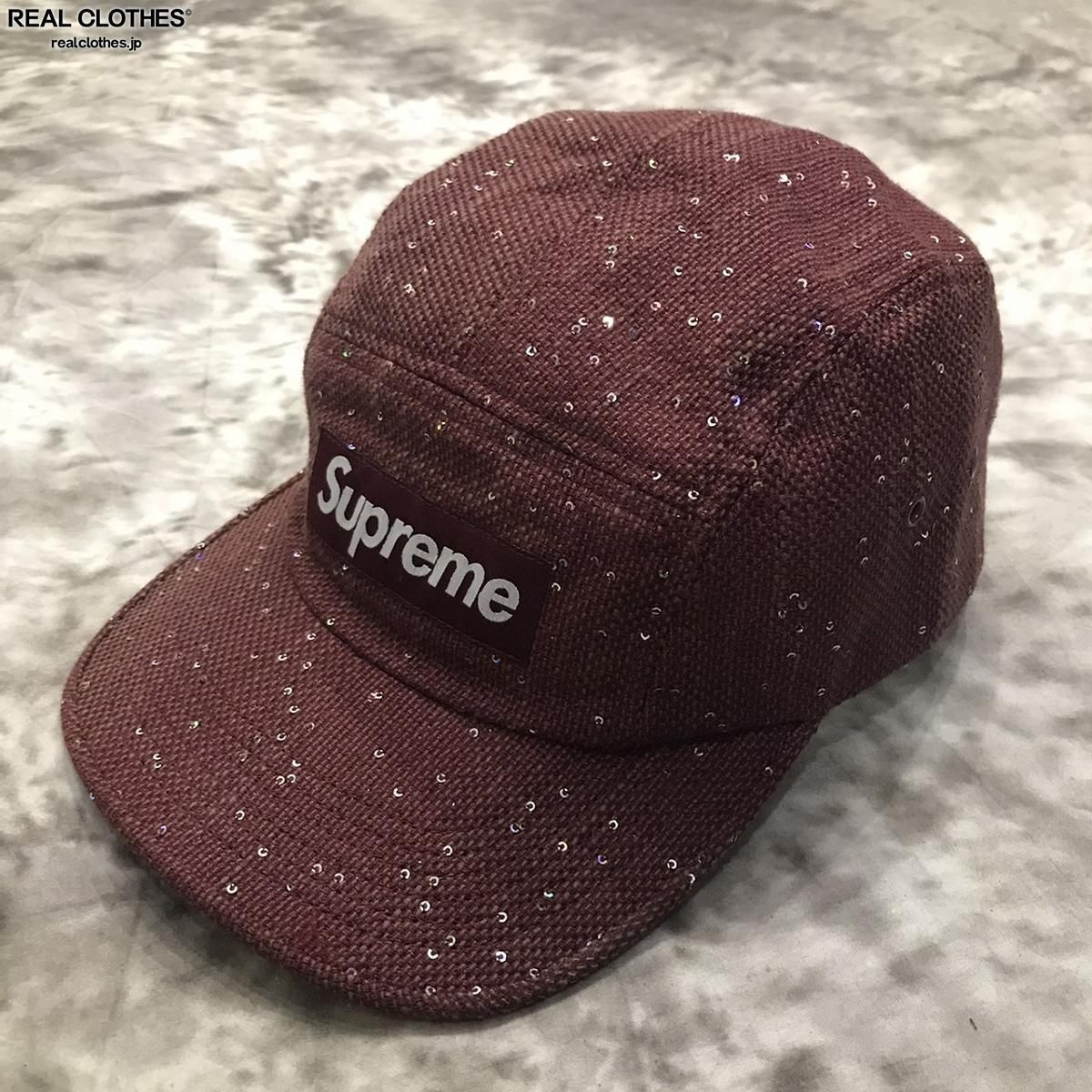 シュプリーム Supreme Sequins Camp Cap スパンコール シュプリーム Supreme Sequins Camp Cap スパンコール supreme cap