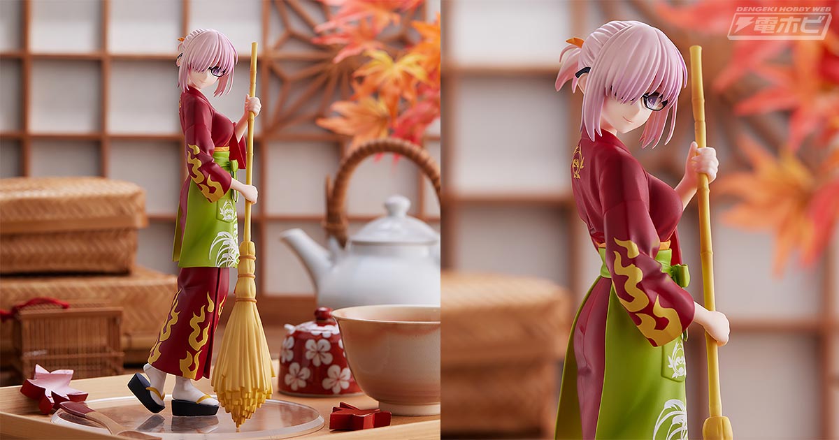 FGO』の「マシュ・キリエライト」が閻魔亭の仲居姿でリアルフィギュア