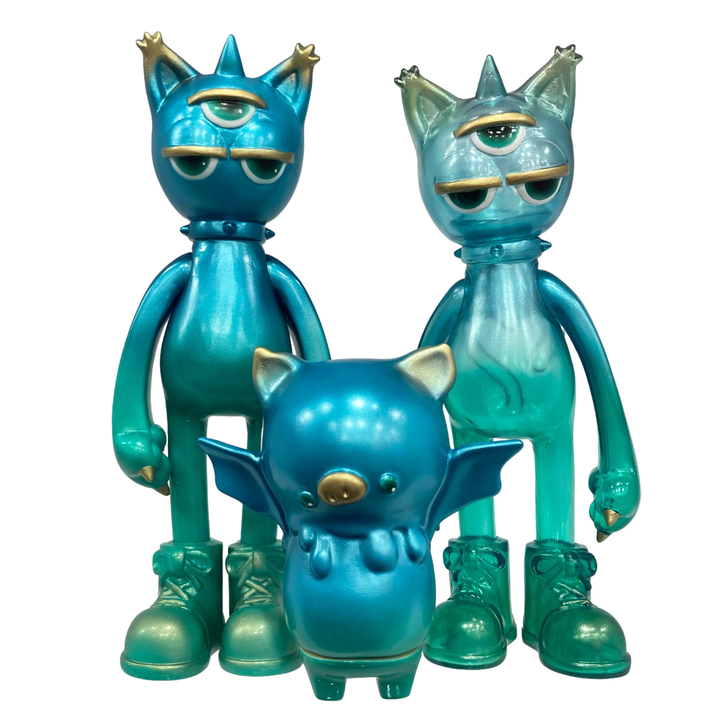 ソフビ Bite Morph サンセットビーチ 三つ目のハルヒコ Limited】Bite Morph poggy・三つ目のハルヒコ アートなトイ展限定