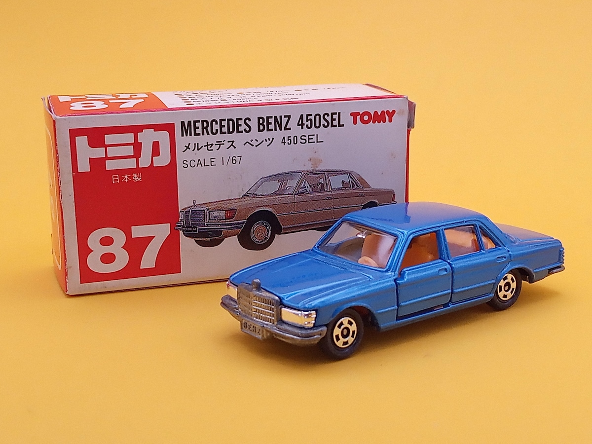 トミカ 87 メルセデス・ベンツ 450SEL 日本製 赤箱 | トイズキング