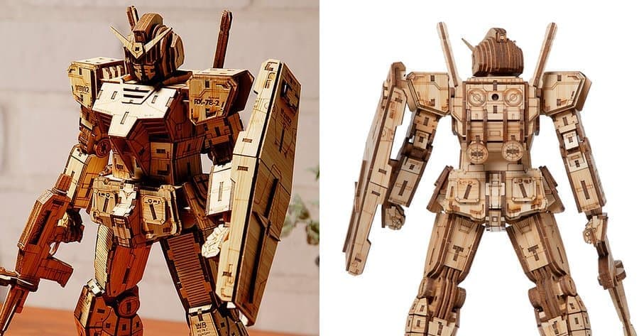GUNDAM RX-78-2 Bamboo Art wagumi ガンダム　竹製 プラ」ならぬ「竹」でガンダムを組み上げる新商品「Bamboo Art wa-gu