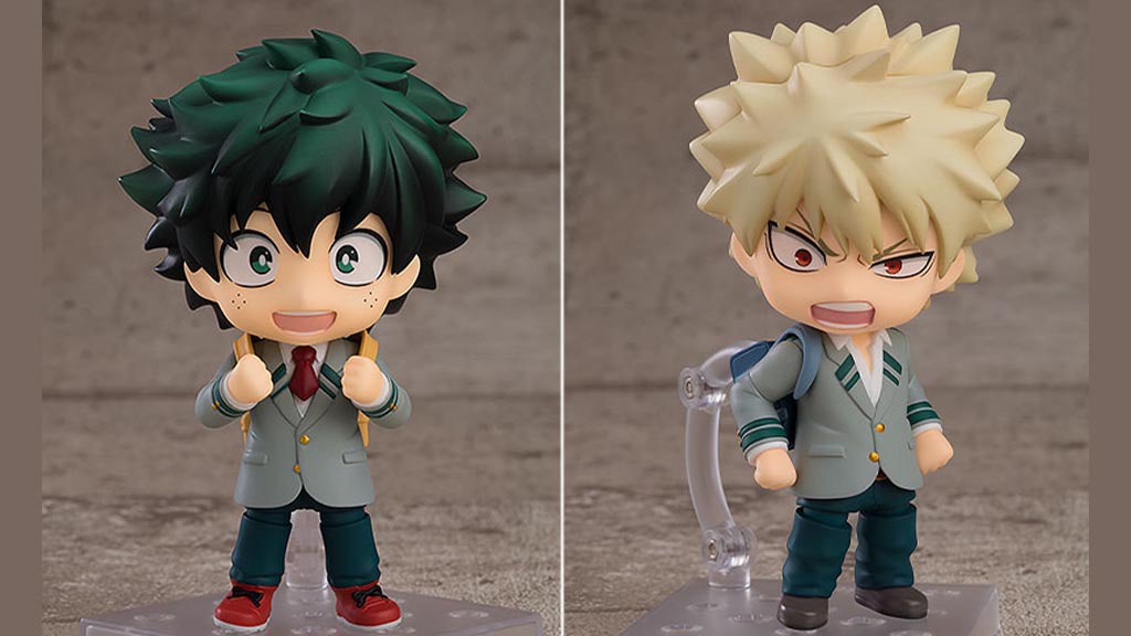 ヒロアカ】制服姿のデクとかっちゃんがねんどろいどになった