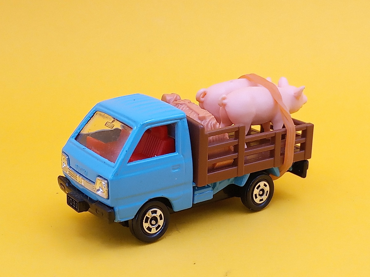 トミカ No.31 スズキ キャリー 家畜運搬車 日本製 | トイズキング