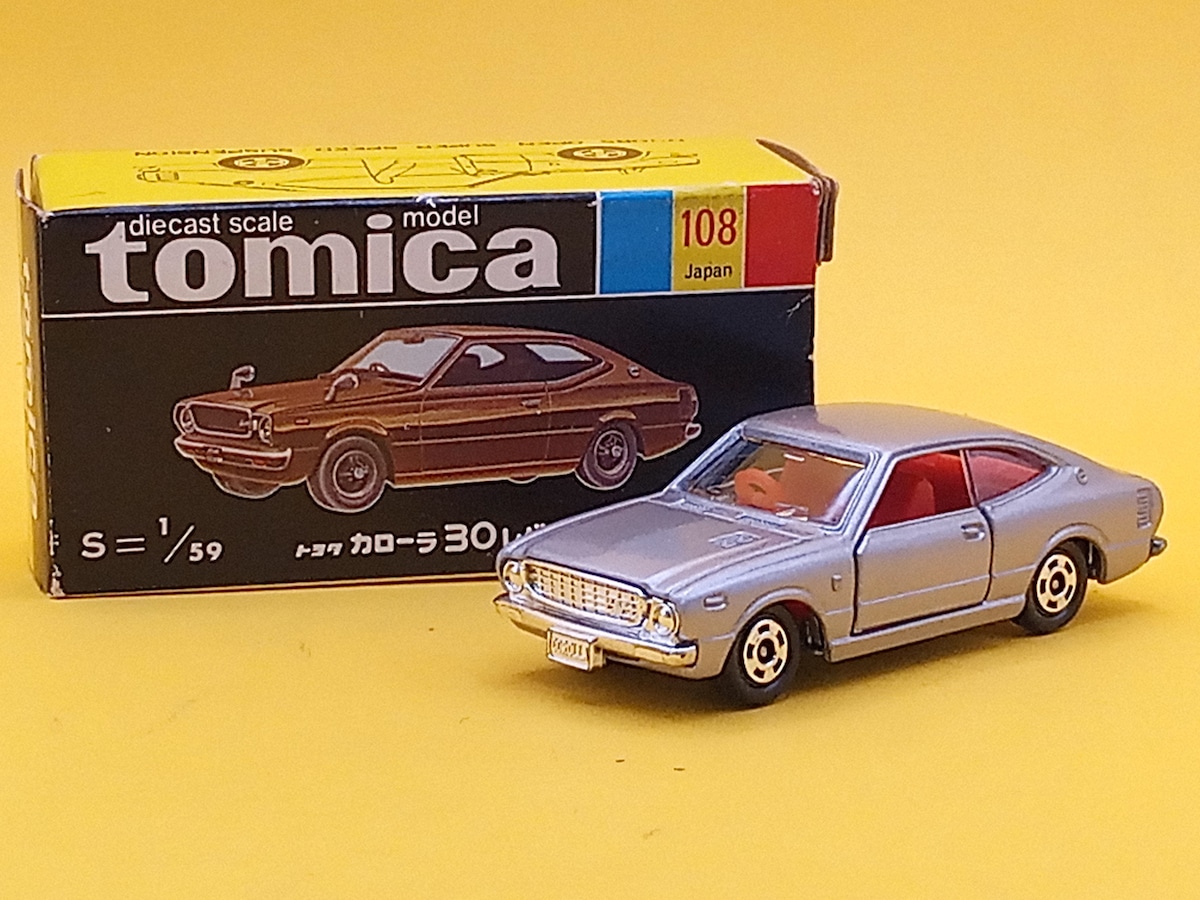 トミカ 108 トヨタ カローラ 30 レビン 日本製 黒箱【82020206