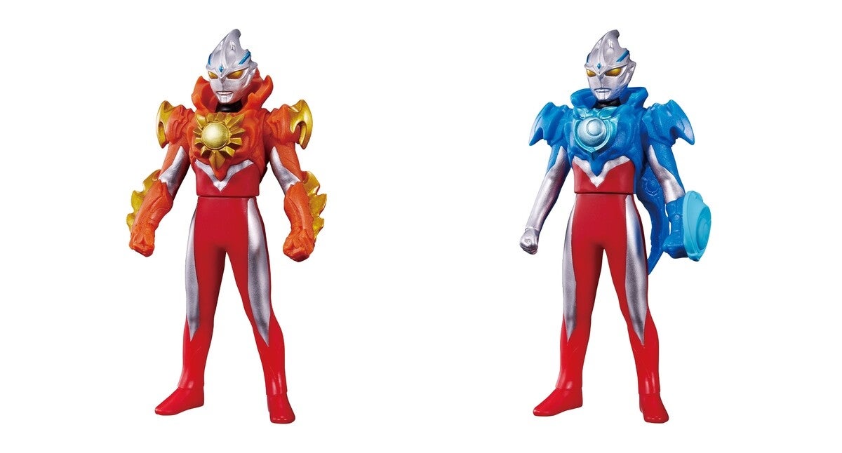 ウルトラマンアーク』ソリスアーマー、ルーナアーマーのウルトラソフビ