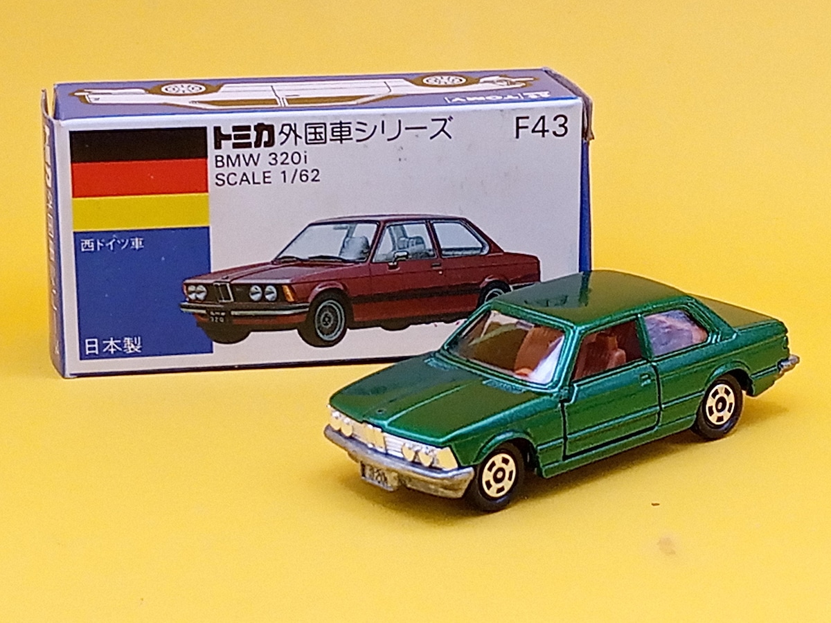 トミカ 外国車シリーズ F43 BMW 320i 輸出 日本製/青箱【83194018