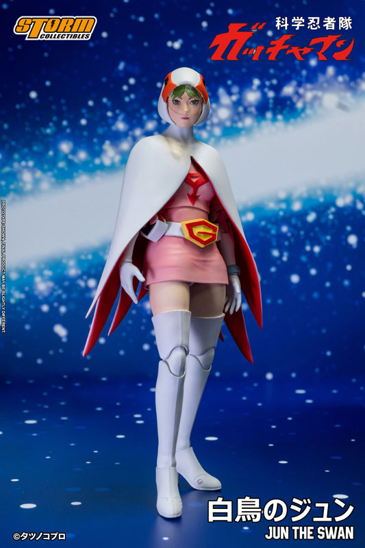 万創　ガッチャマン　白鳥のジュン　ソフビ Yahoo!オークション - ガッチャマン 白鳥のジュン 万創 ソフビ 約13cm