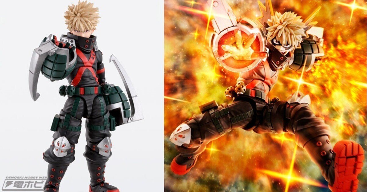 僕のヒーローアカデミア』最終決戦時のコスチュームに身を包んだ爆豪