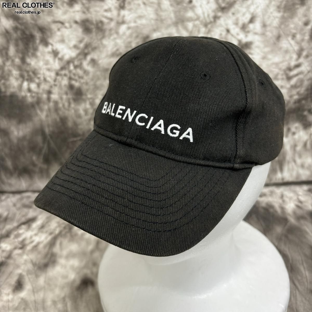 JPタグ】BALENCIAGA/バレンシアガ【17AW】ロゴ刺繍 ベースボール