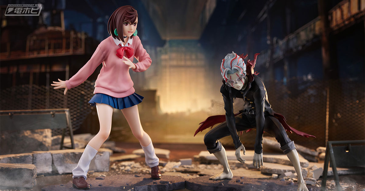 ダンダダン』オリジナルポーズのモモとオカルン（変身）がお手頃価格の