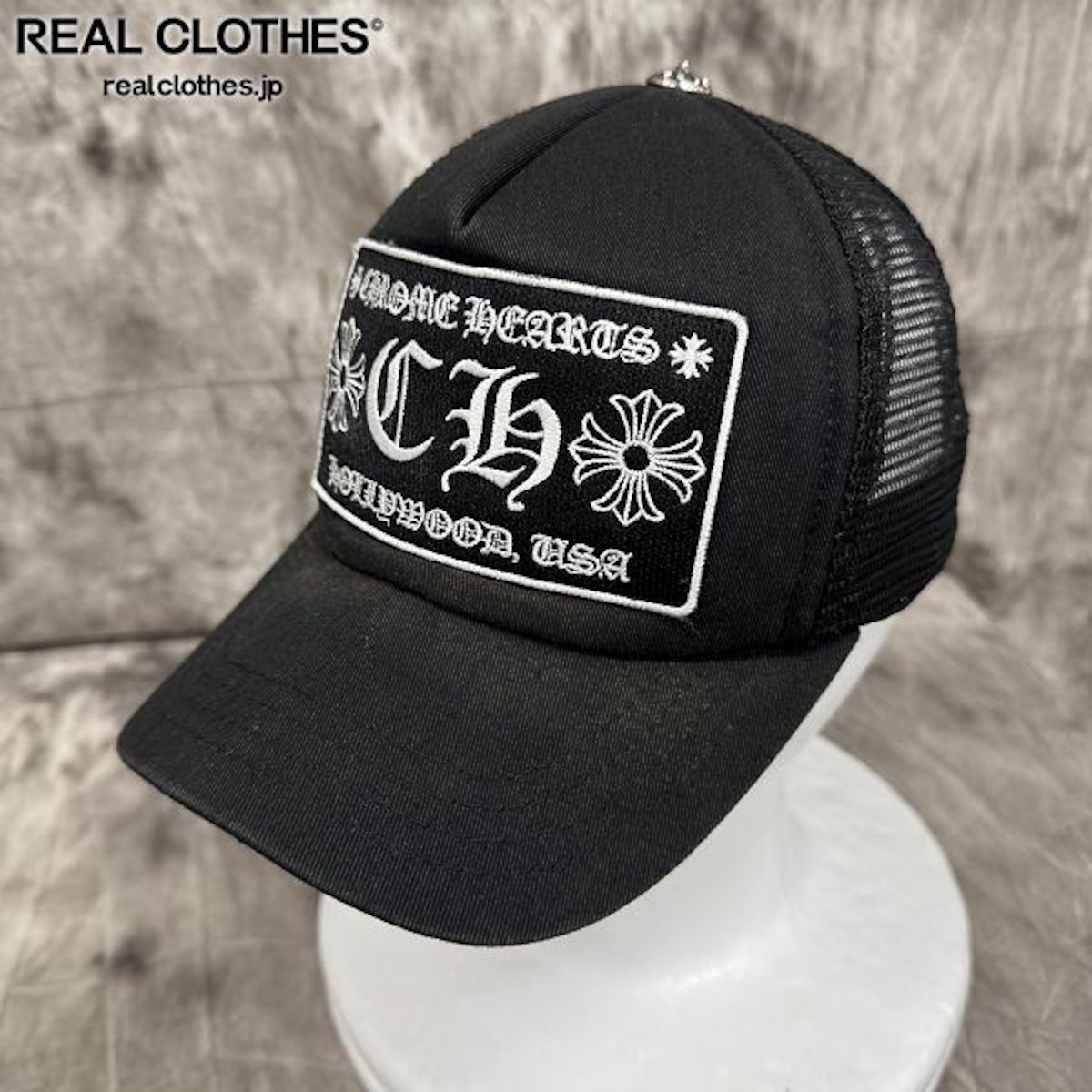 JPタグ】CHROME HEARTS/クロムハーツ TRUCKER CAP/CHクロスボタン