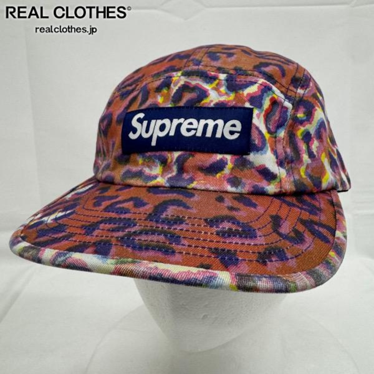Supreme/シュプリーム【24AW】Washed Chino Twill Camp Cap Leopard