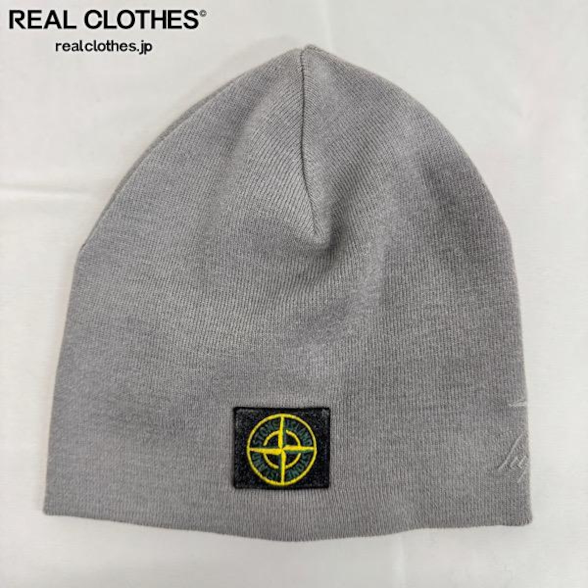 STONE  Supreme ニット帽 グレー 最終値下げ Supreme×STONE ISLAND/シュプリーム×ストーンアイランド【23AW