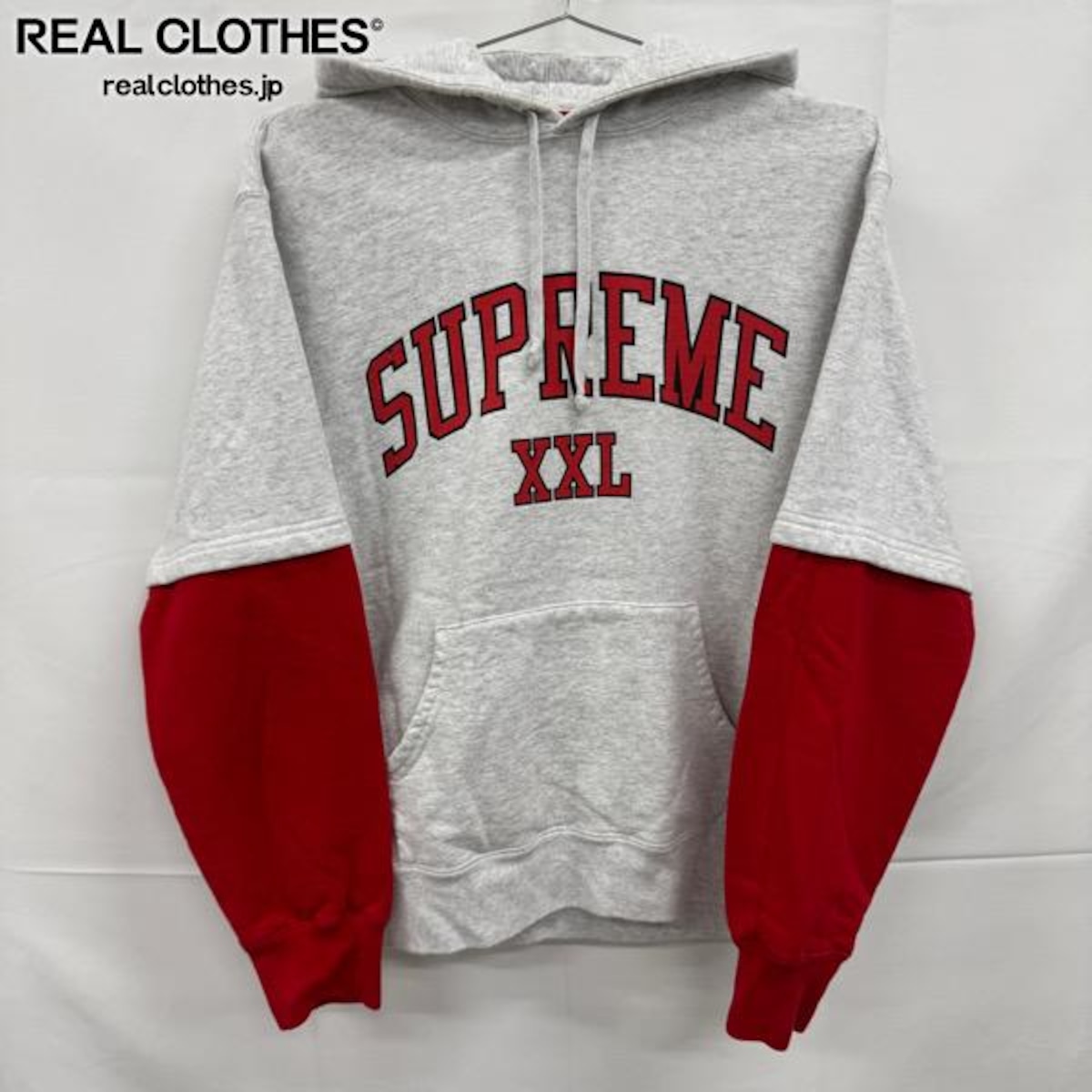 Supreme/シュプリーム【20SS】XXL Hooded Sweatshirt Ash Grey